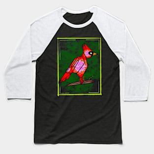Origami cardinal Baseball T-Shirt